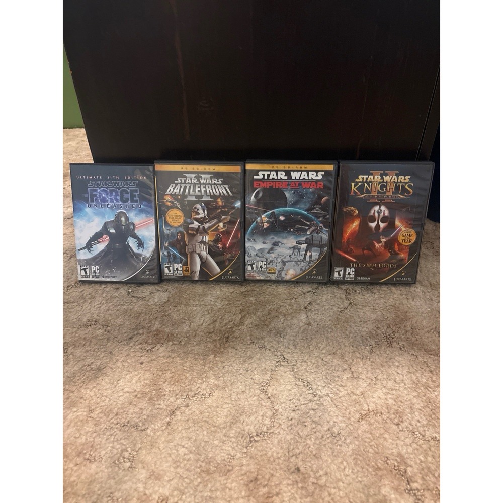 Star Wars PC Lot: Battlefront 2, Empire at War, KOTOR 2, Force Unleashed